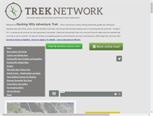 Tablet Screenshot of hockinghillsadventuretrek.com